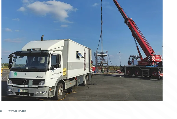 Socon-Messung Wasserstoffkaverne