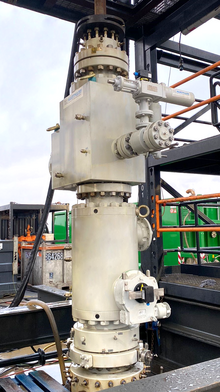 Hartmann hydrogen wellhead for storage project in the Netherlands.